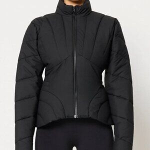 Khy Nylon Sculpted Puffer Jacket NWT